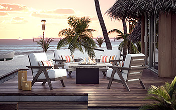 Avion Contract Resin Outdoor Sofas
