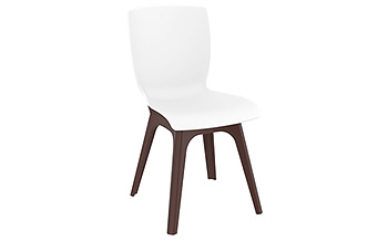 Mallorca Resin Outdoor Restaurant Dining Side Chair