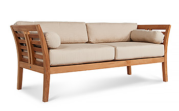 Montmarte Teak Commercial Patio Sofa